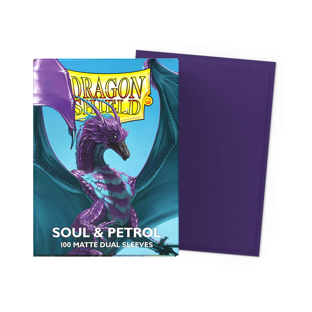 Dragon Shield Matte Dual Sleeves Soul & Petrol 100 Bustine