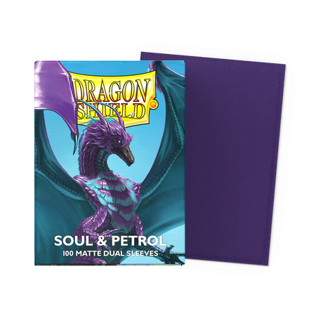 Dragon Shield Matte Dual Sleeves Soul & Petrol 100 Bustine