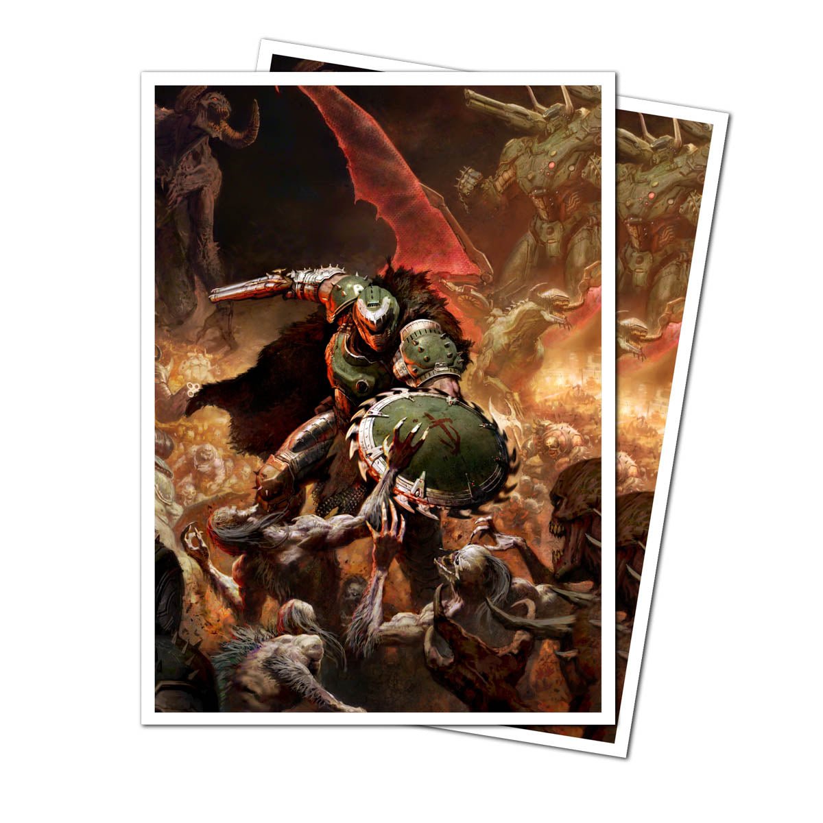 Ultra PRO Apex Sleeves – Doom The Dark Ages – Onslaught (105 bustine)