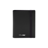 Ultra Pro Eclipse 2-Pocket Binder Jet Black – Raccoglitore 80 Carte TCG