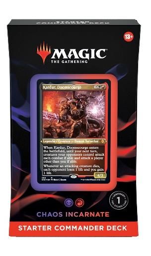 Magic: The Gathering – Commander Starter Deck Display Inglese (5ct)