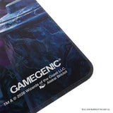 Gamegenic Shiny Playmat Reality Fracture Liliana – dettaglio del bordo e del logo Gamegenic