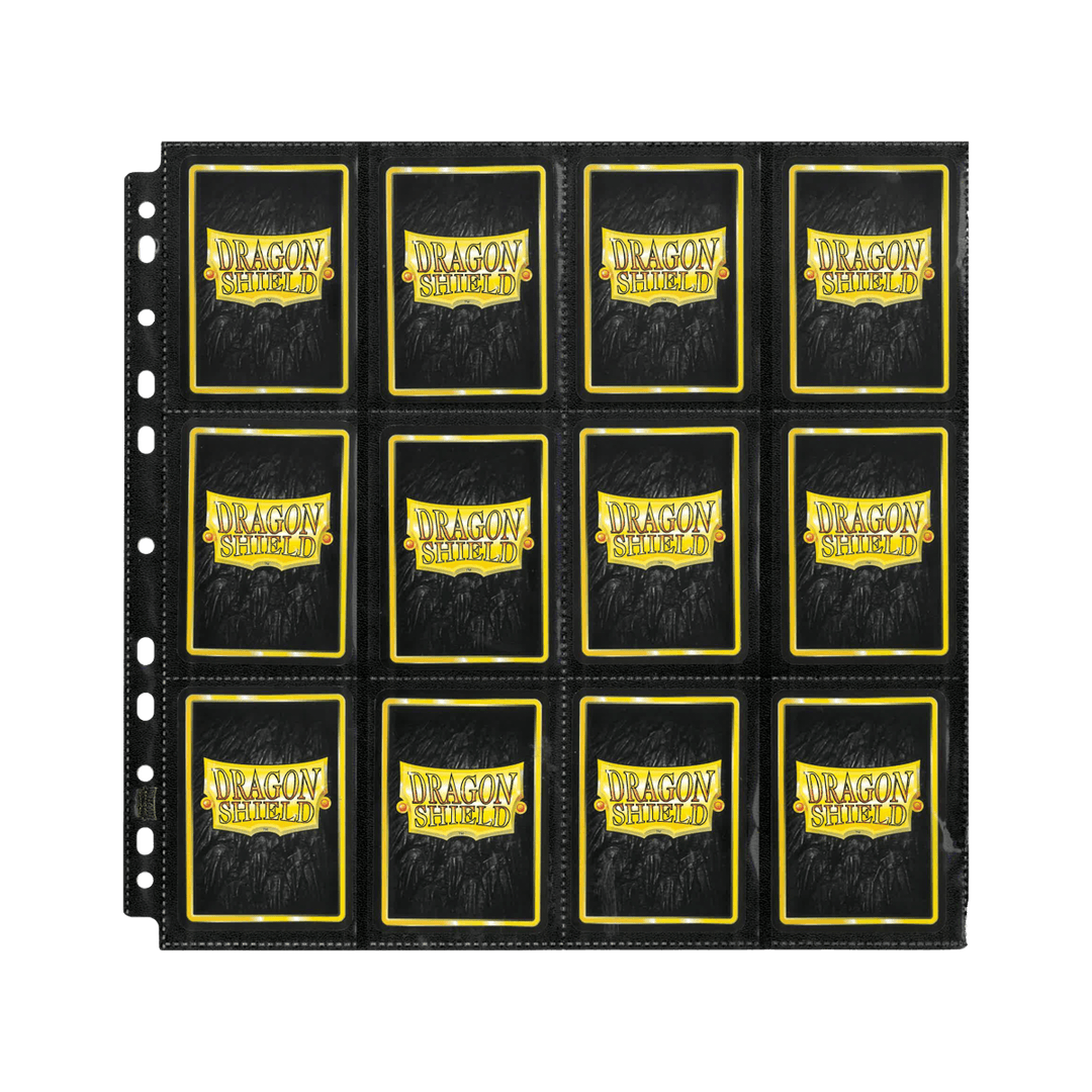 Dragon Shield 24 Pocket Pages Clear (50 pz) – Pagine a 24 tasche per raccoglitori di carte