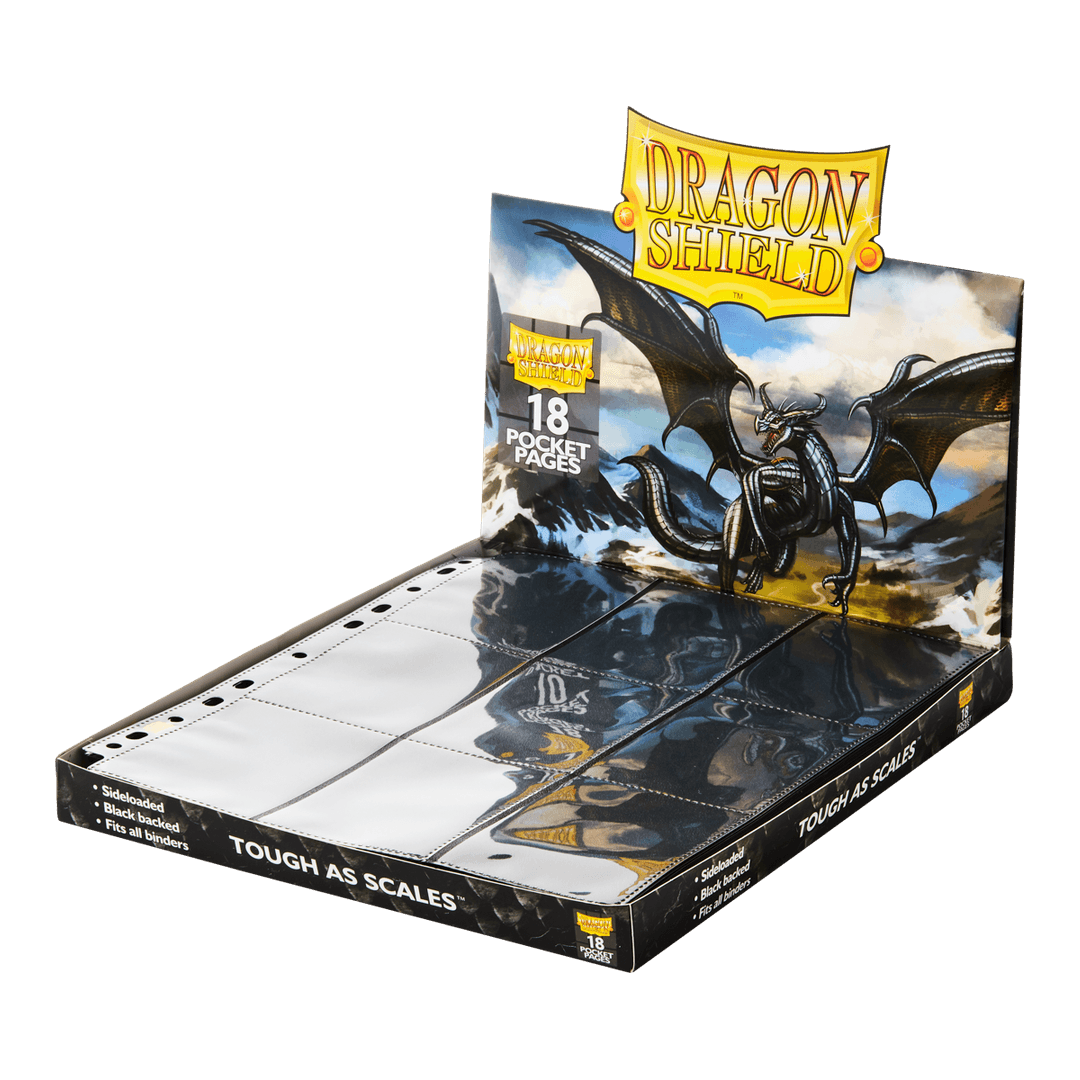 Dragon Shield 18 Pocket Pages Clear (50 pz) – Pagine a 18 tasche per raccoglitori di carte