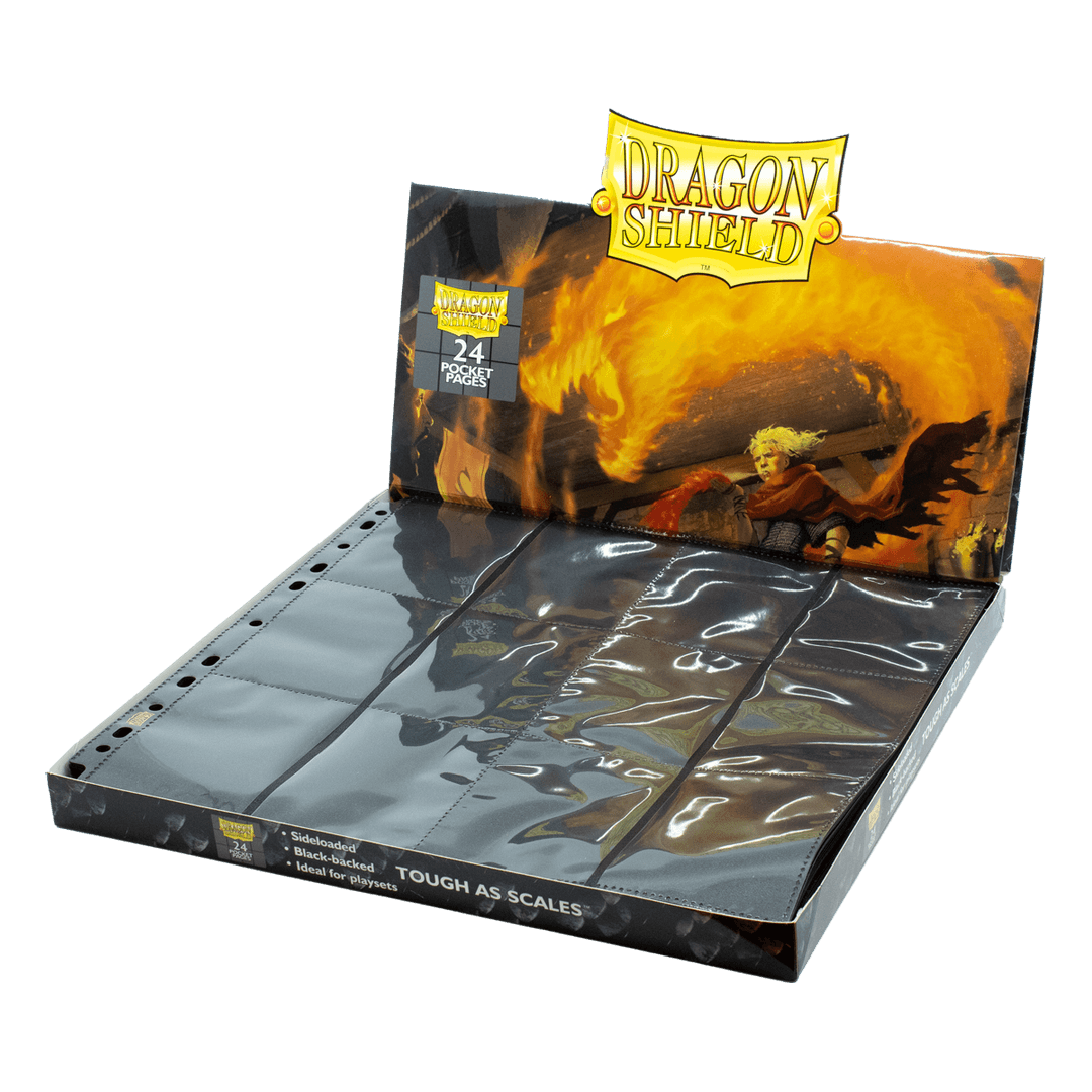 Dragon Shield 24 Pocket Pages Clear (50 pz) – Pagine a 24 tasche per raccoglitori di carte