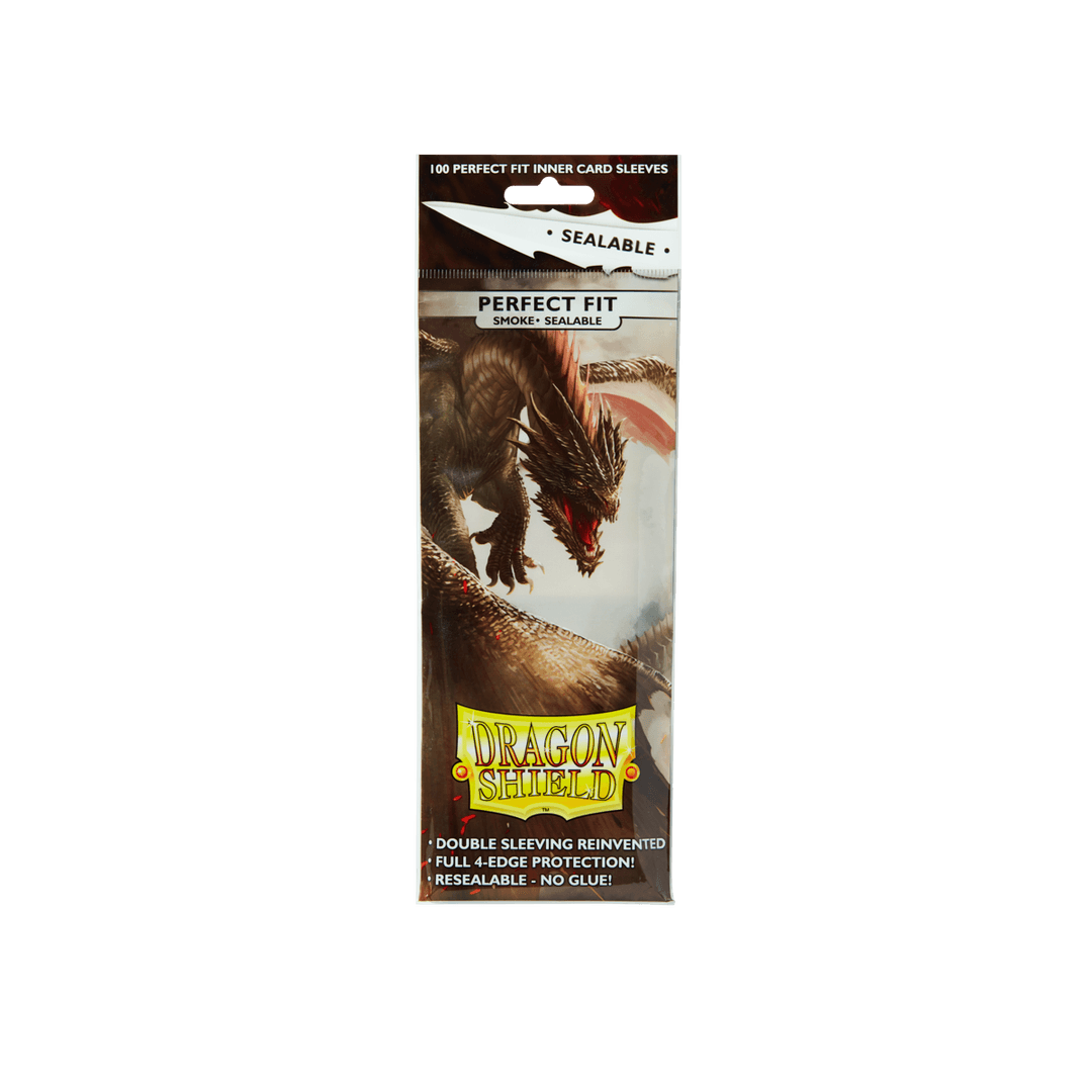 Dragon Shield - Perfect Fit Sealable Sleeves - Smoke (100 Bustine)