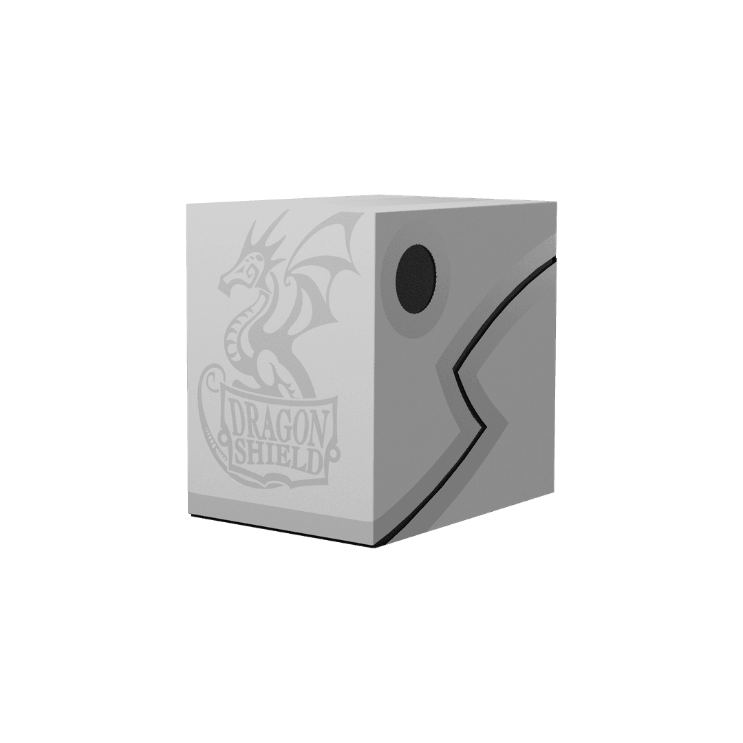 Dragon Shield - Double Shell Ashen White - Deck Box Rigido