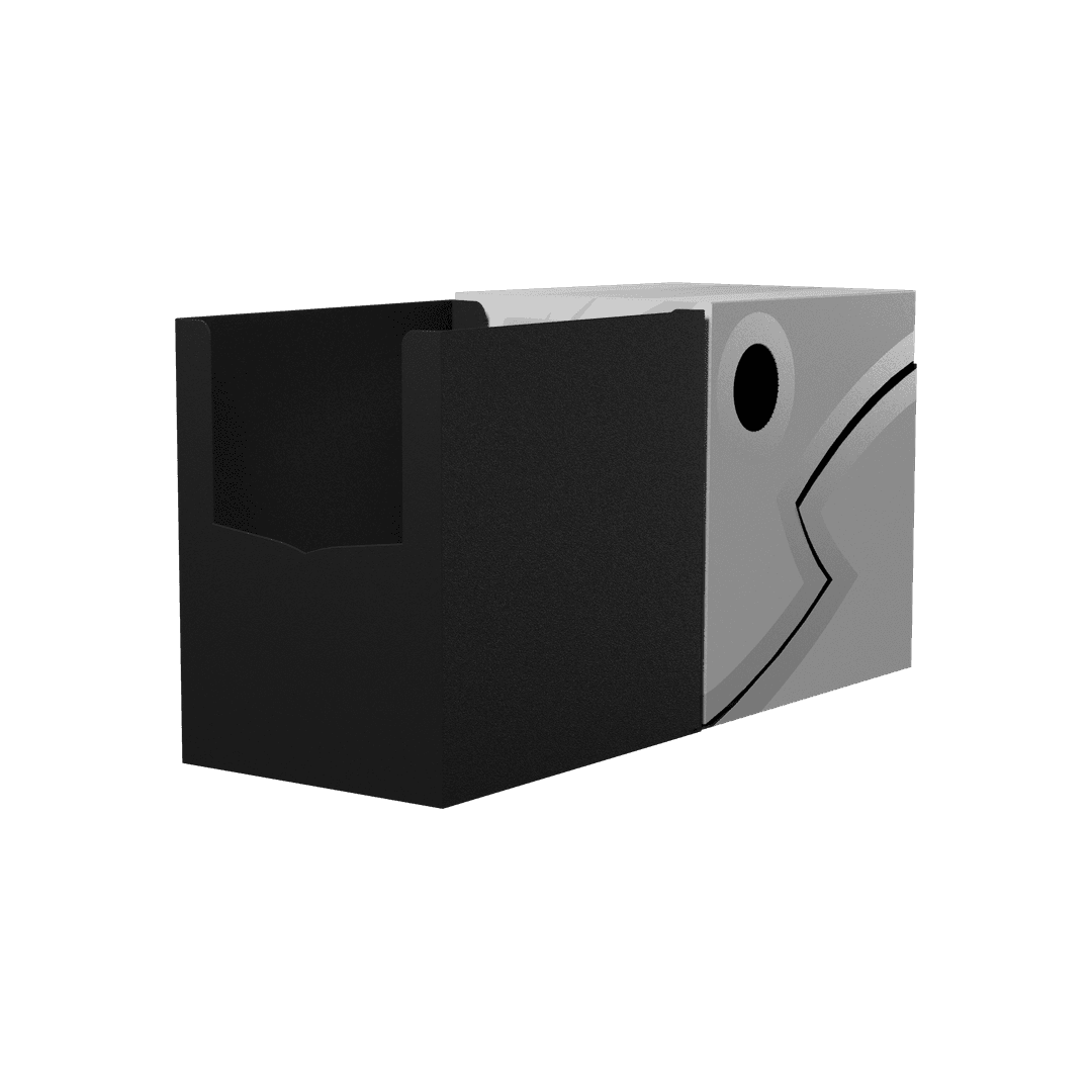 Dragon Shield - Double Shell Ashen White - Deck Box Rigido