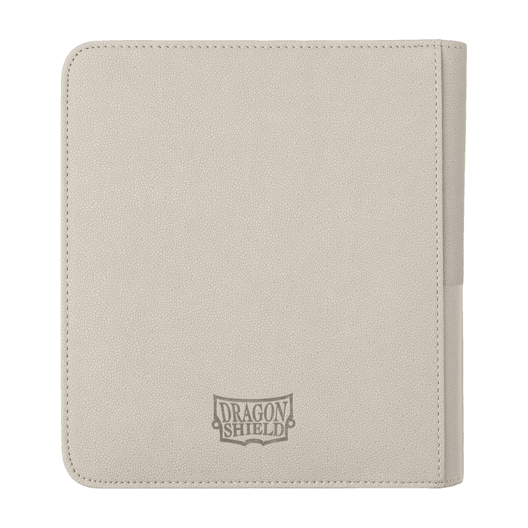 Dragon Shield - Card Codex Zipster 4-Pocket Binder Ashen White - Raccoglitore con Zip