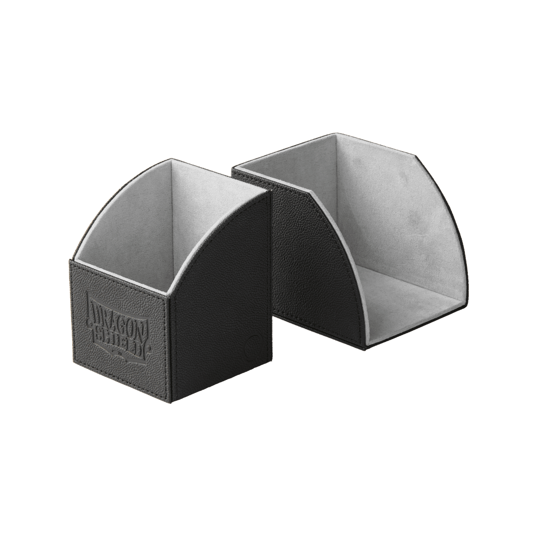 Dragon Shield - Nest 100 Deck Box Black/Light Grey - Porta Mazzi Magnetico