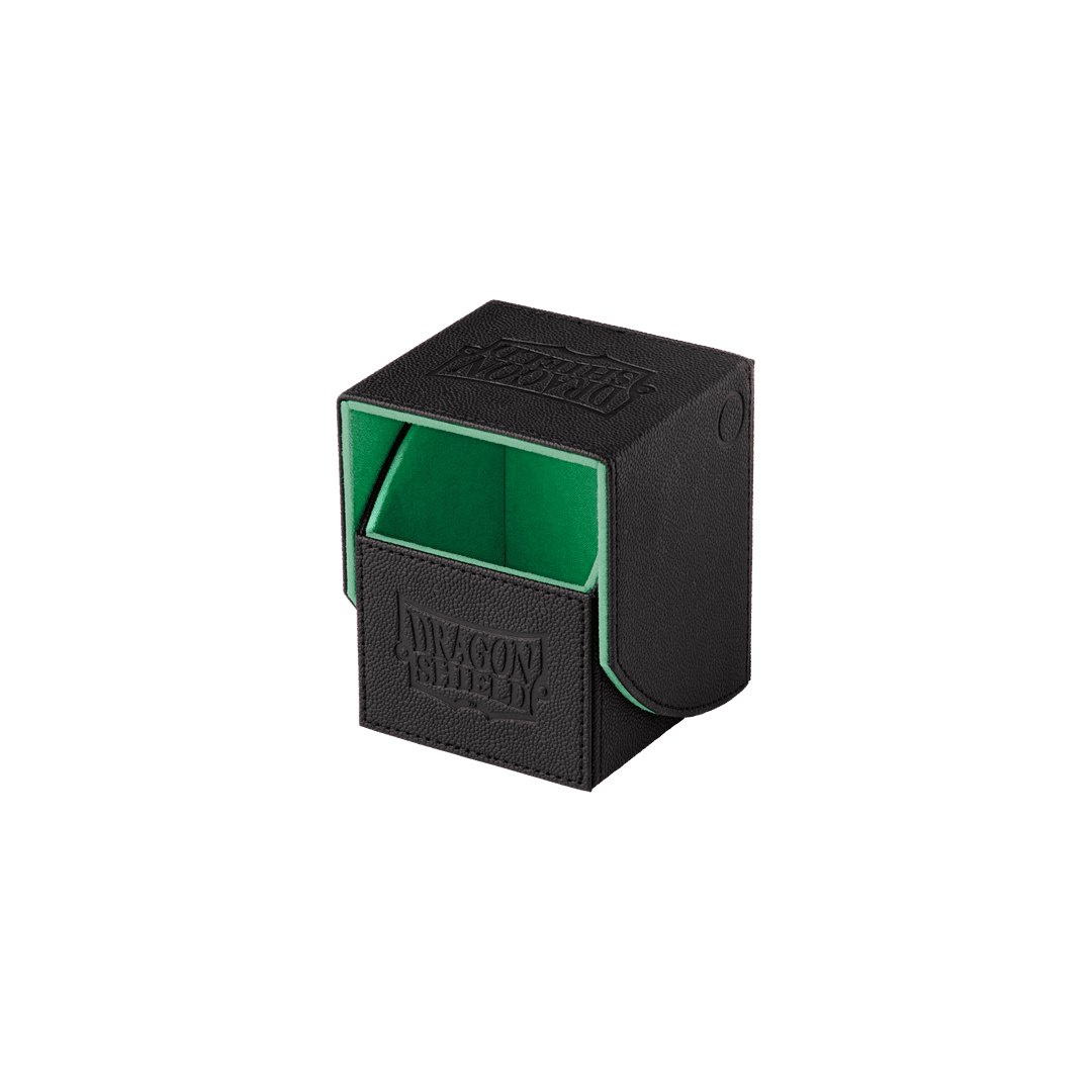 Dragon Shield - Nest 100 Deck Box Black/Green - Porta Mazzi Magnetico