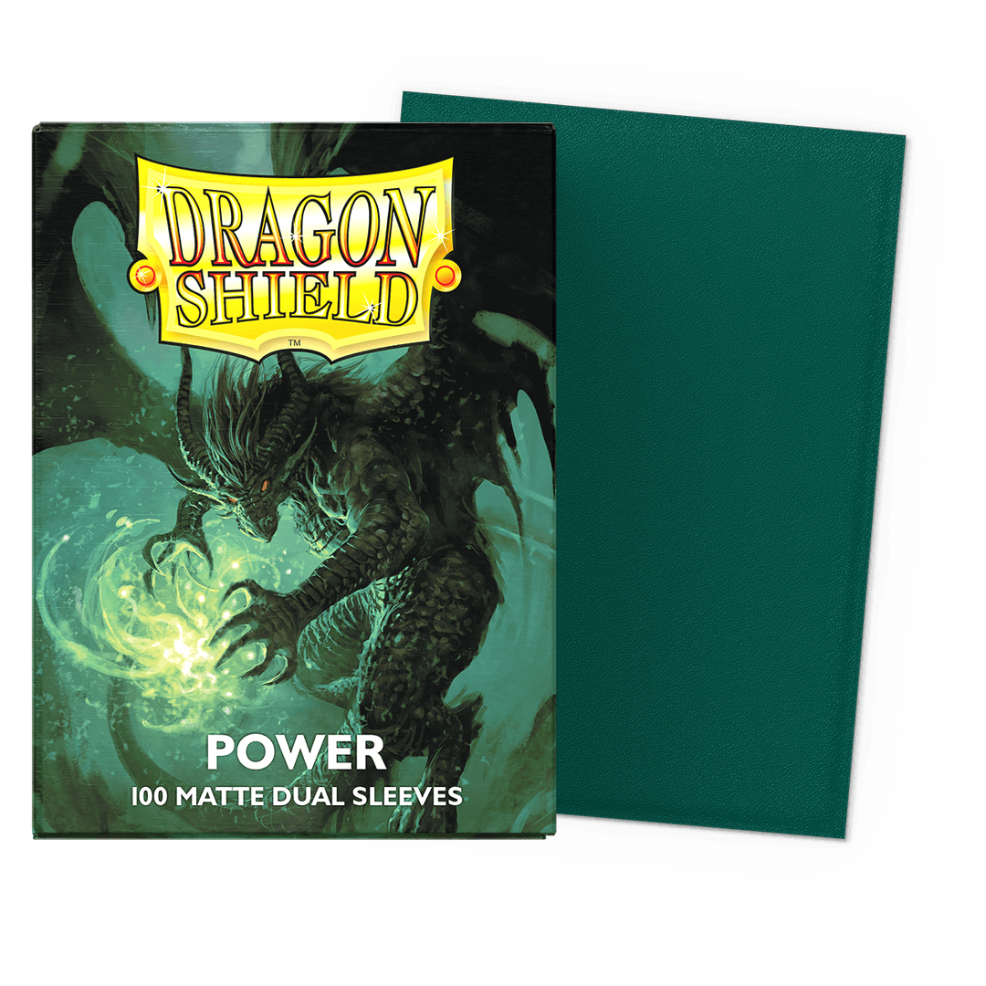 Dragon Shield - Matte Dual Sleeves Power - Standard Size (100 Bustine)