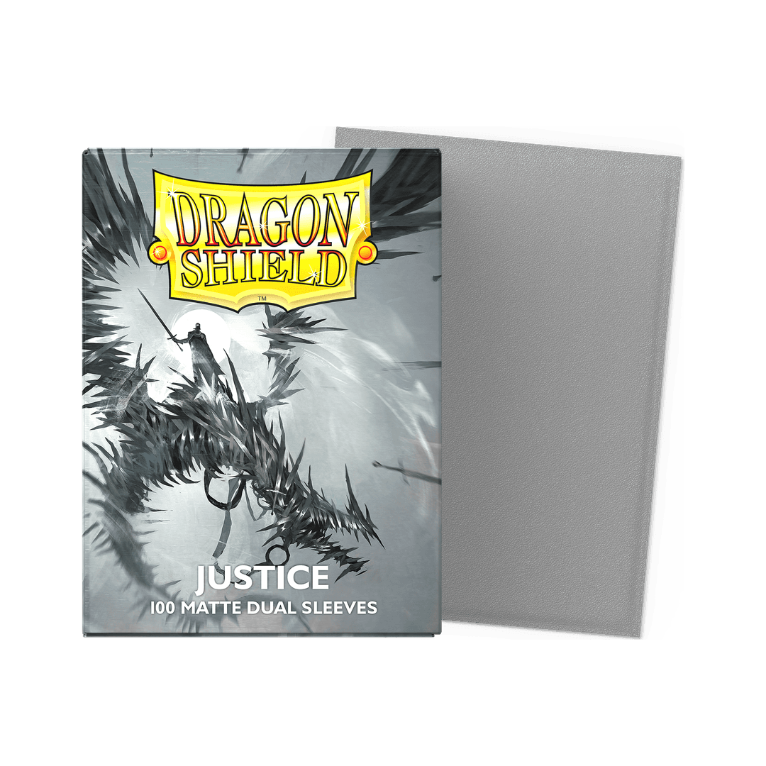 Dragon Shield - Matte Dual Sleeves Justice - Standard Size (100 Bustine)