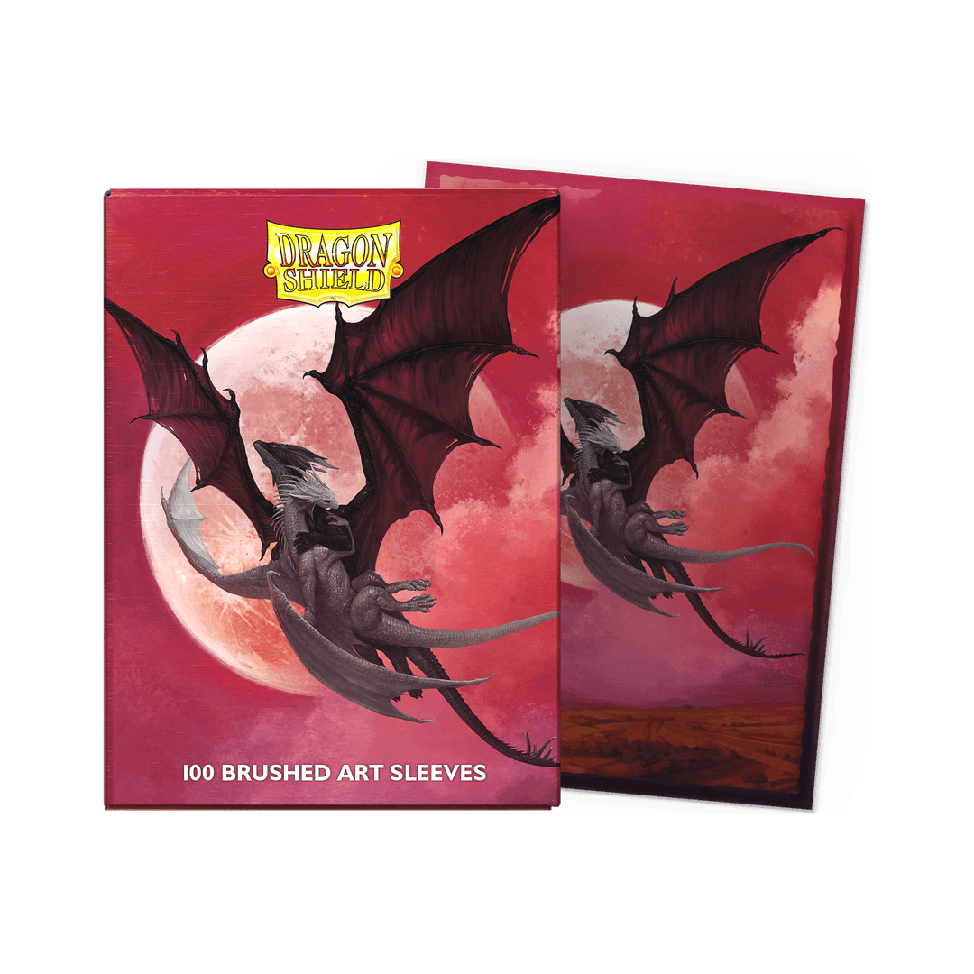 Dragon Shield - Brushed Art Sleeves Valentines 2024 - Standard Size (100 Bustine)