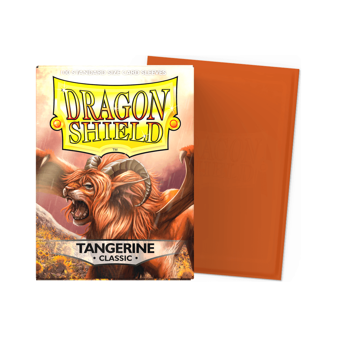 Dragon Shield - Classic Sleeves Tangerine - Standard Size (100 Bustine)