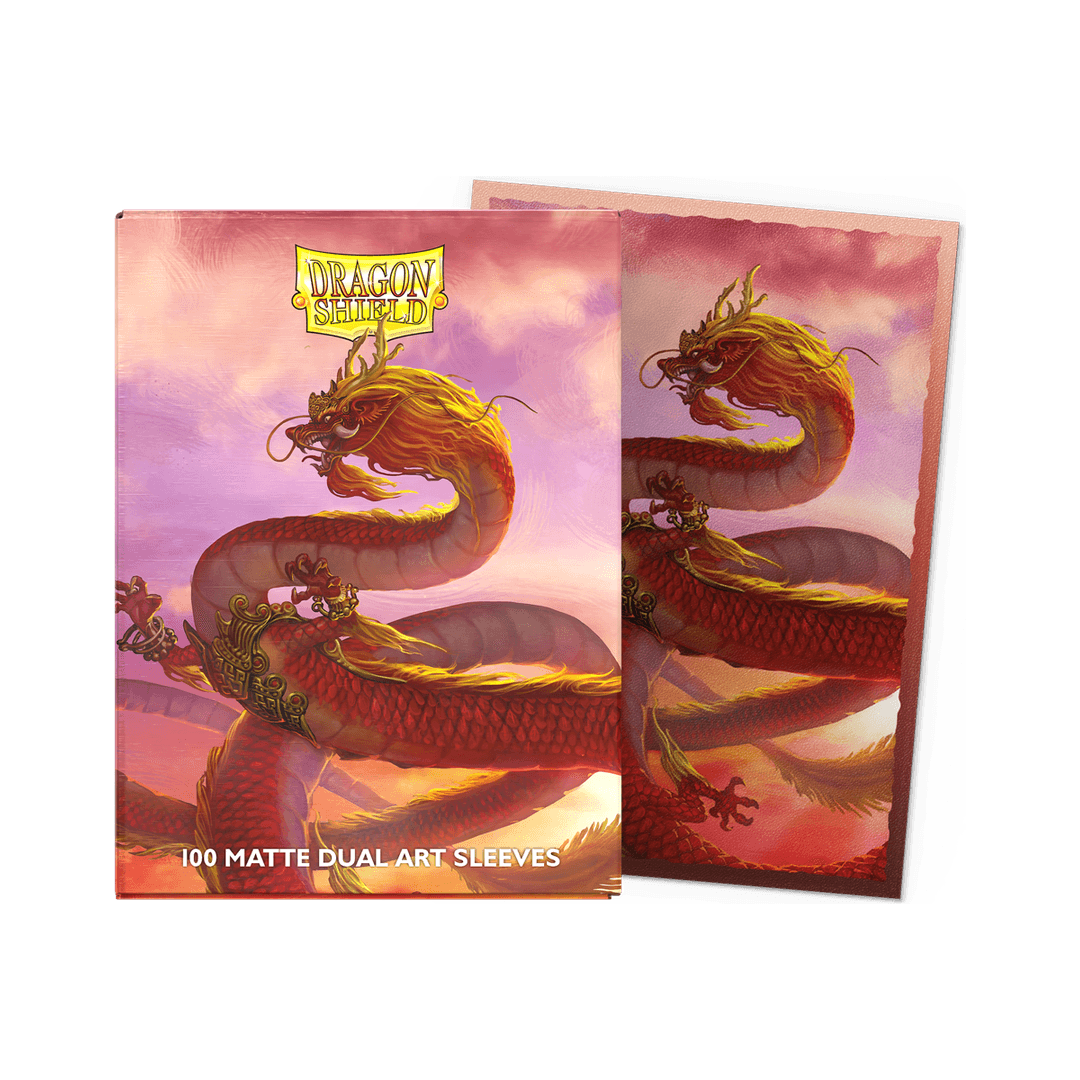Dragon Shield - Matte Dual Sleeves Year of the Wood Dragon 2024 - Standard Size (100 Bustine)