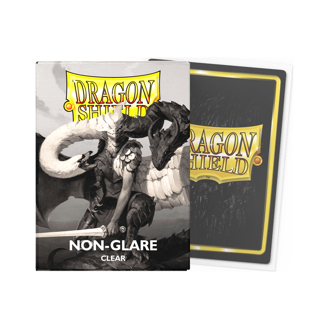 Dragon Shield - Non-Glare Matte Sleeves Clear - Standard Size (100 Bustine)