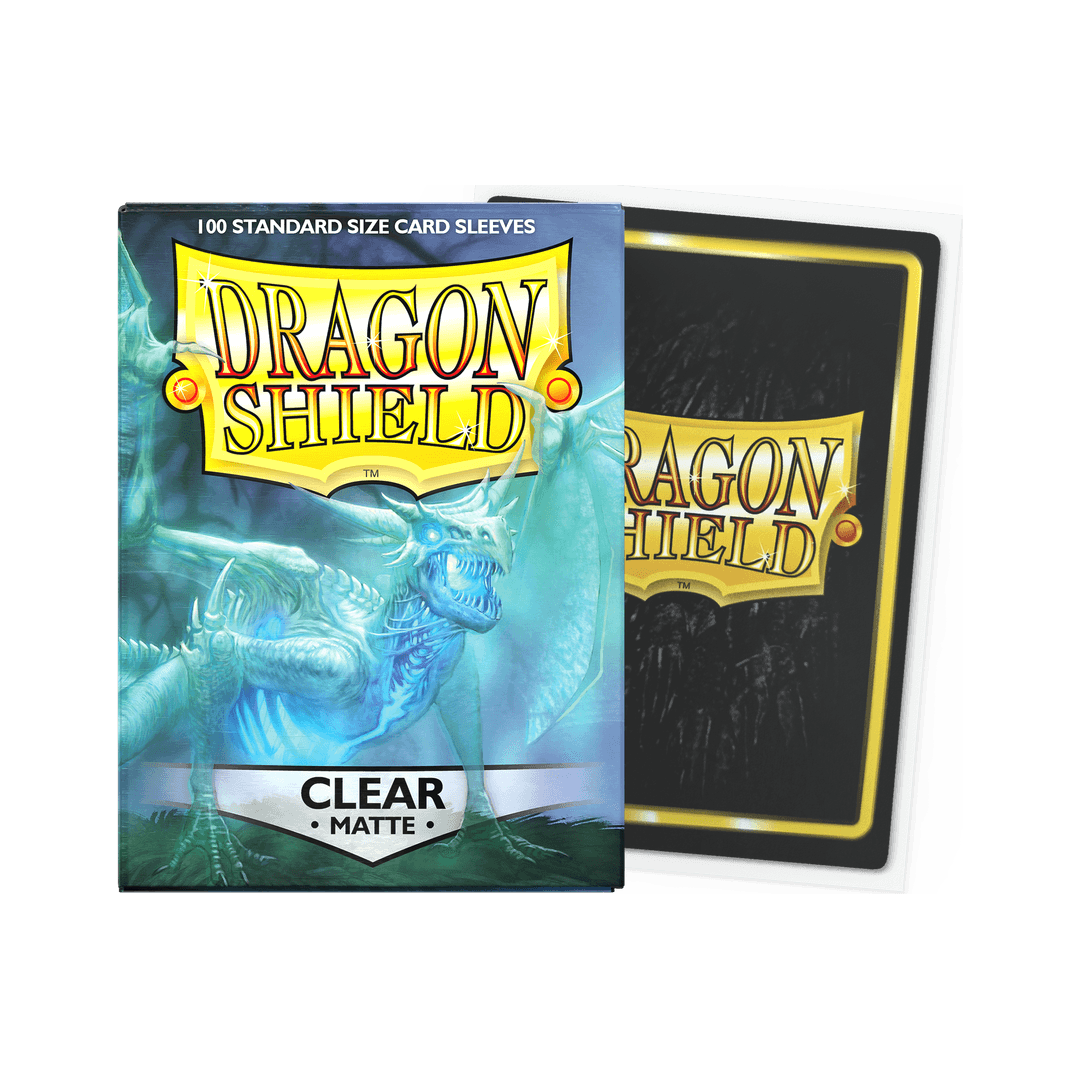 Dragon Shield - Matte Sleeves Clear - Standard Size (100 Bustine)