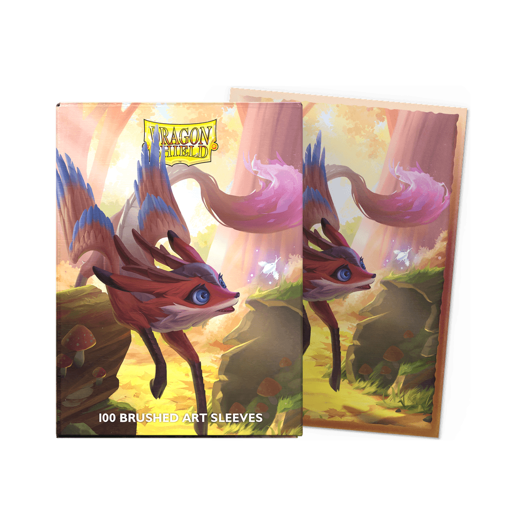 Dragon Shield - Brushed Art Sleeves The Fawnix - Standard Size (100 Bustine)