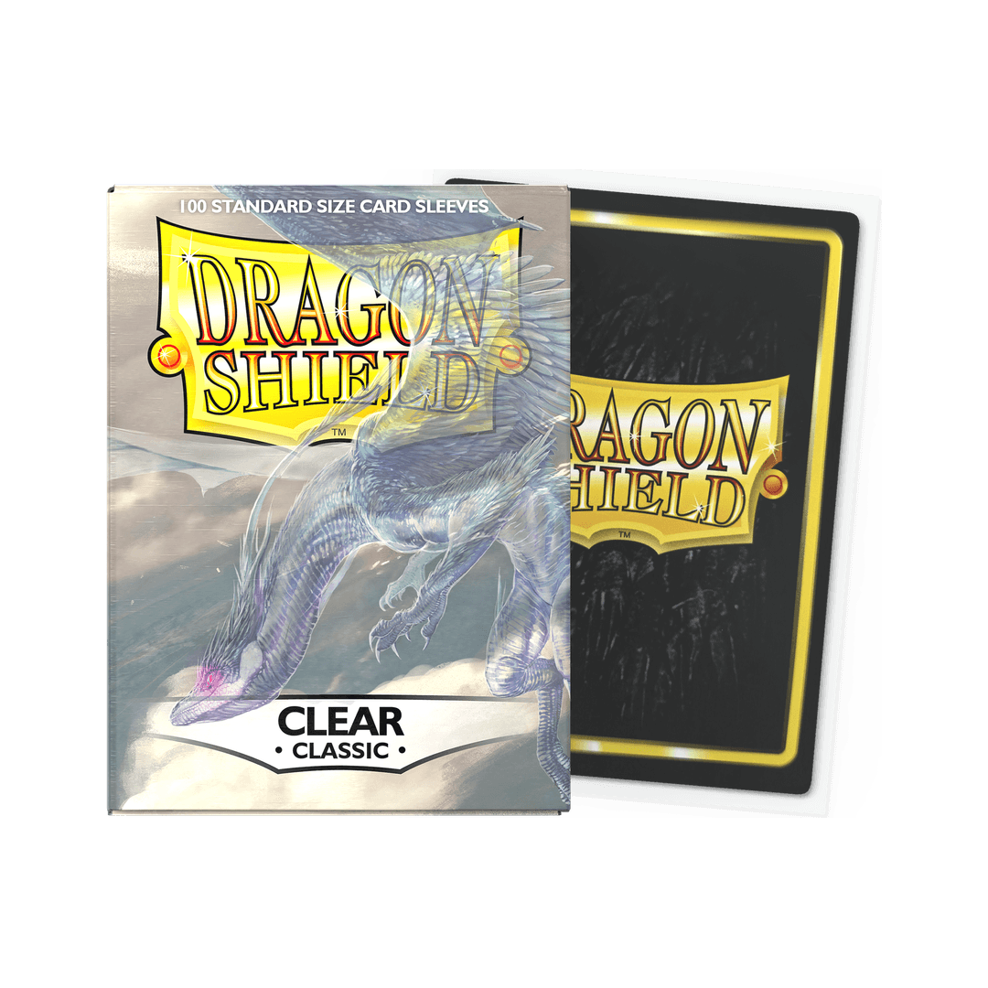 Dragon Shield - Classic Sleeves Clear - Standard Size (100 Bustine)
