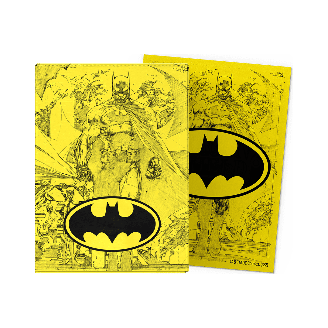 Dragon Shield - Matte Dual Art Sleeves Batman Core - Standard Size (100 Bustine)