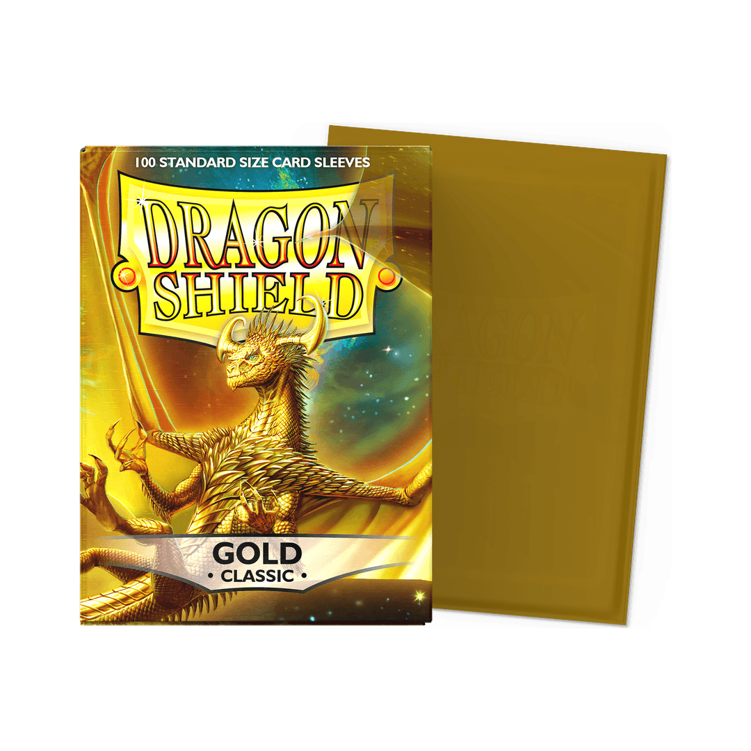 Dragon Shield - Classic Sleeves Gold - Standard Size (100 Bustine)