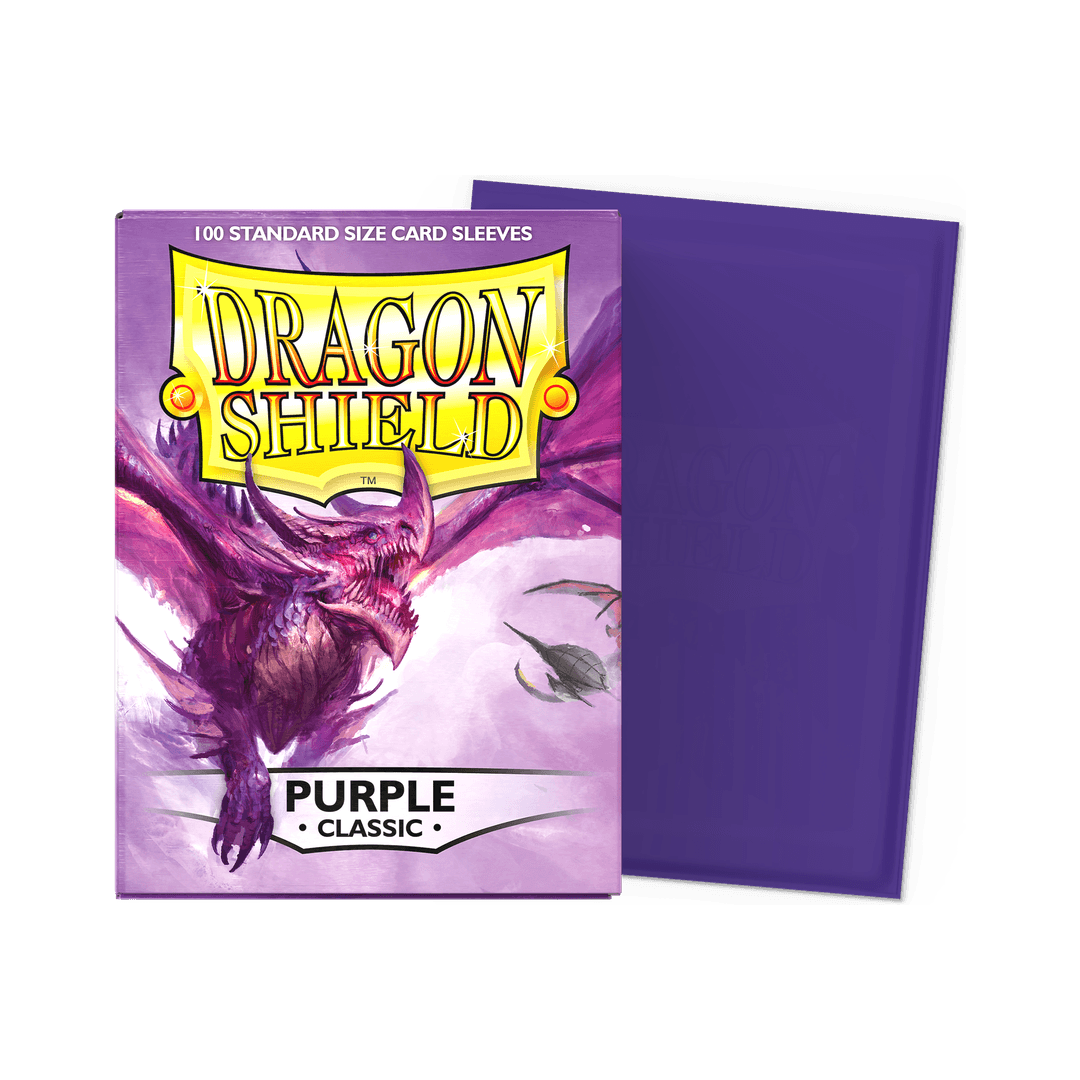 Dragon Shield - Classic Sleeves Purple - Standard Size (100 Bustine)