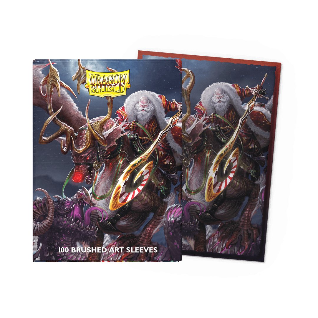 Dragon Shield - Brushed Sleeves Christmas 2022 - Standard Size (100 Bustine)