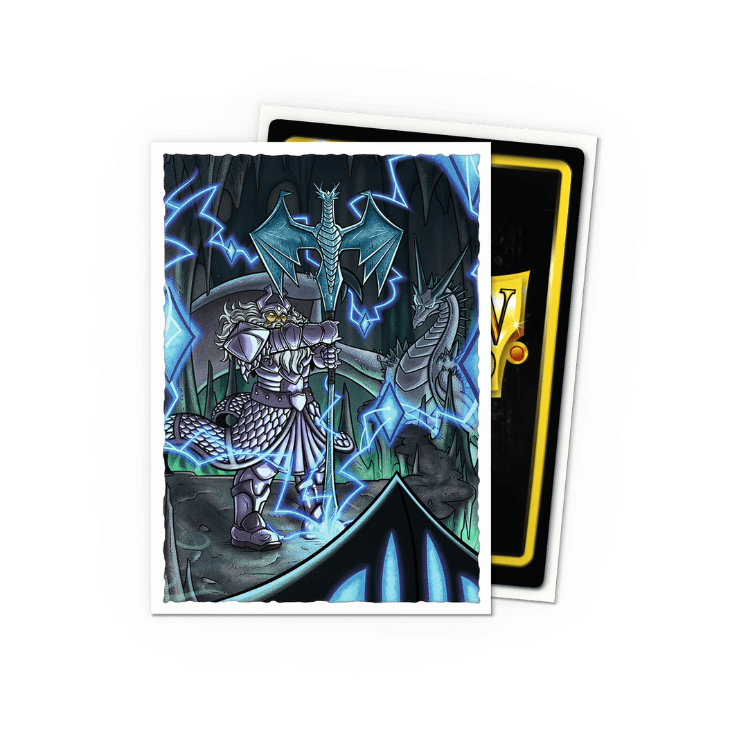 Dragon Shield - Matte Art Sleeves  “King Athromark III Portrait” (100 Bustine)