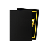 Dragon Shield - Non-Glare Matte Sleeves Black - Standard Size (100 Bustine)