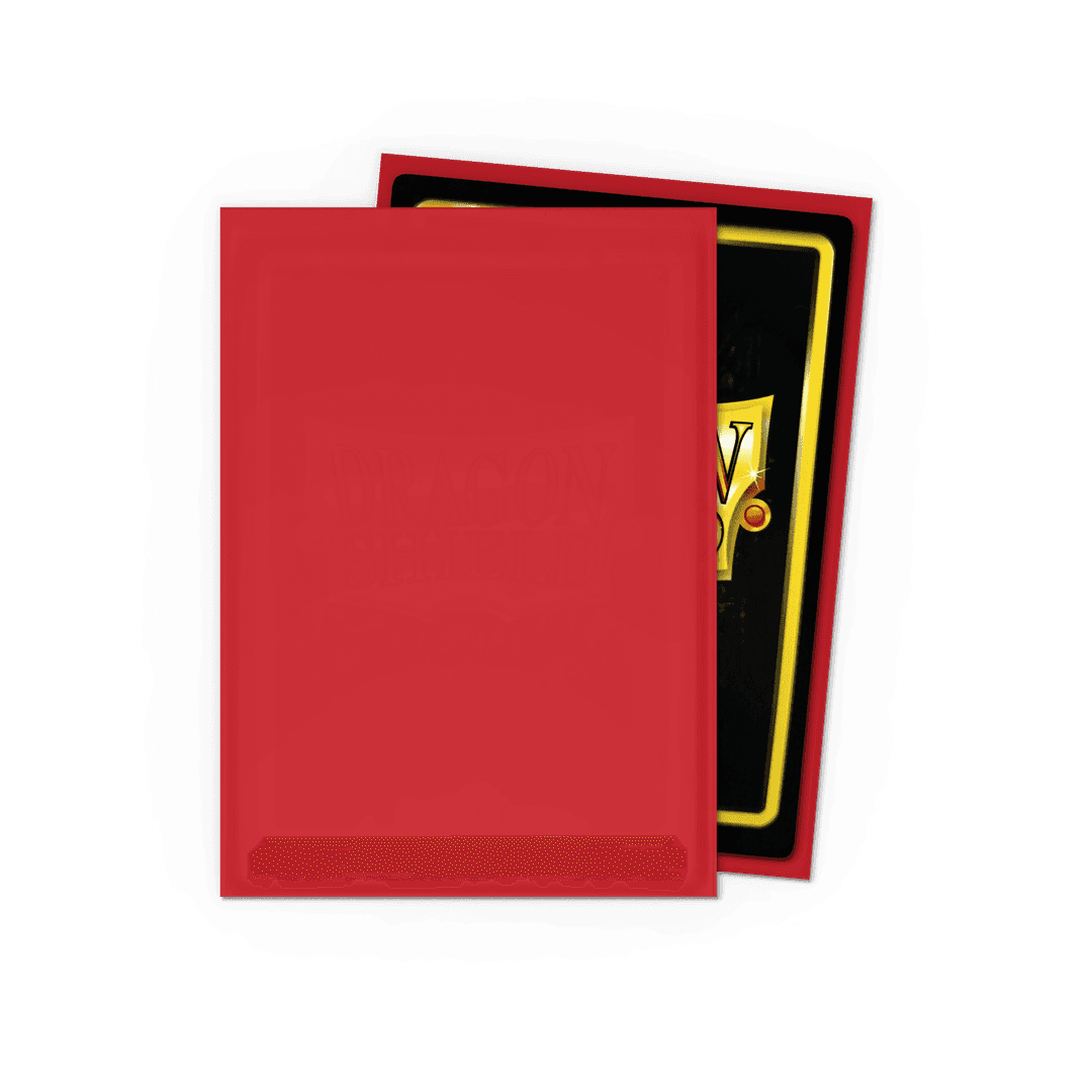 Dragon Shield - Classic Sleeves Crimson - Standard Size (100 Bustine)