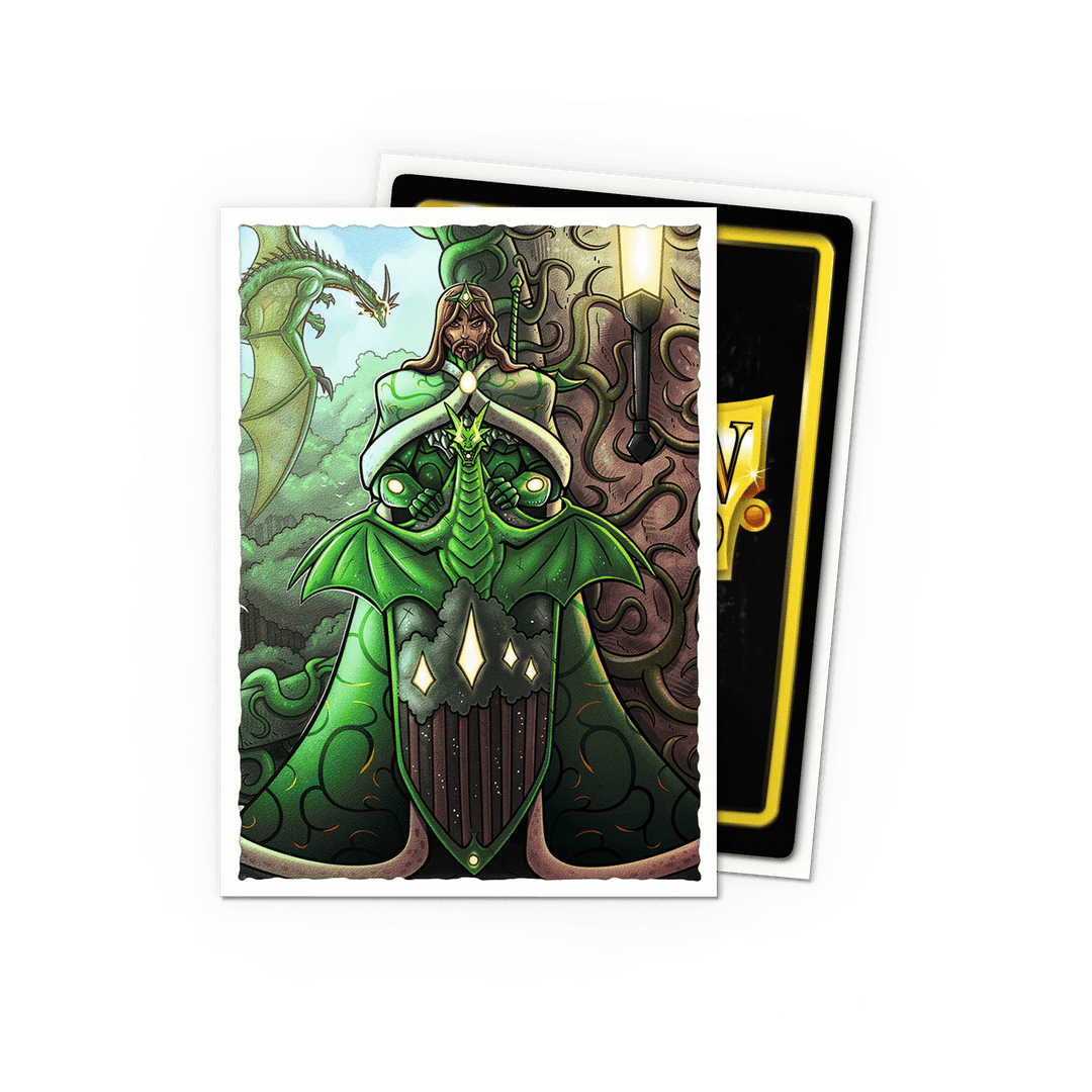 Dragon Shield - Matte Art Sleeves  “King Mothar Vanguard Portrait” (100 Bustine)
