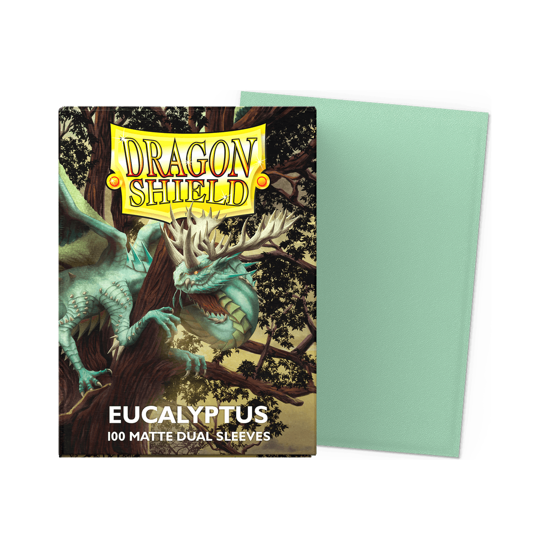 Dragon Shield - Matte Dual Sleeves Eucalyptus - Standard Size (100 Bustine)