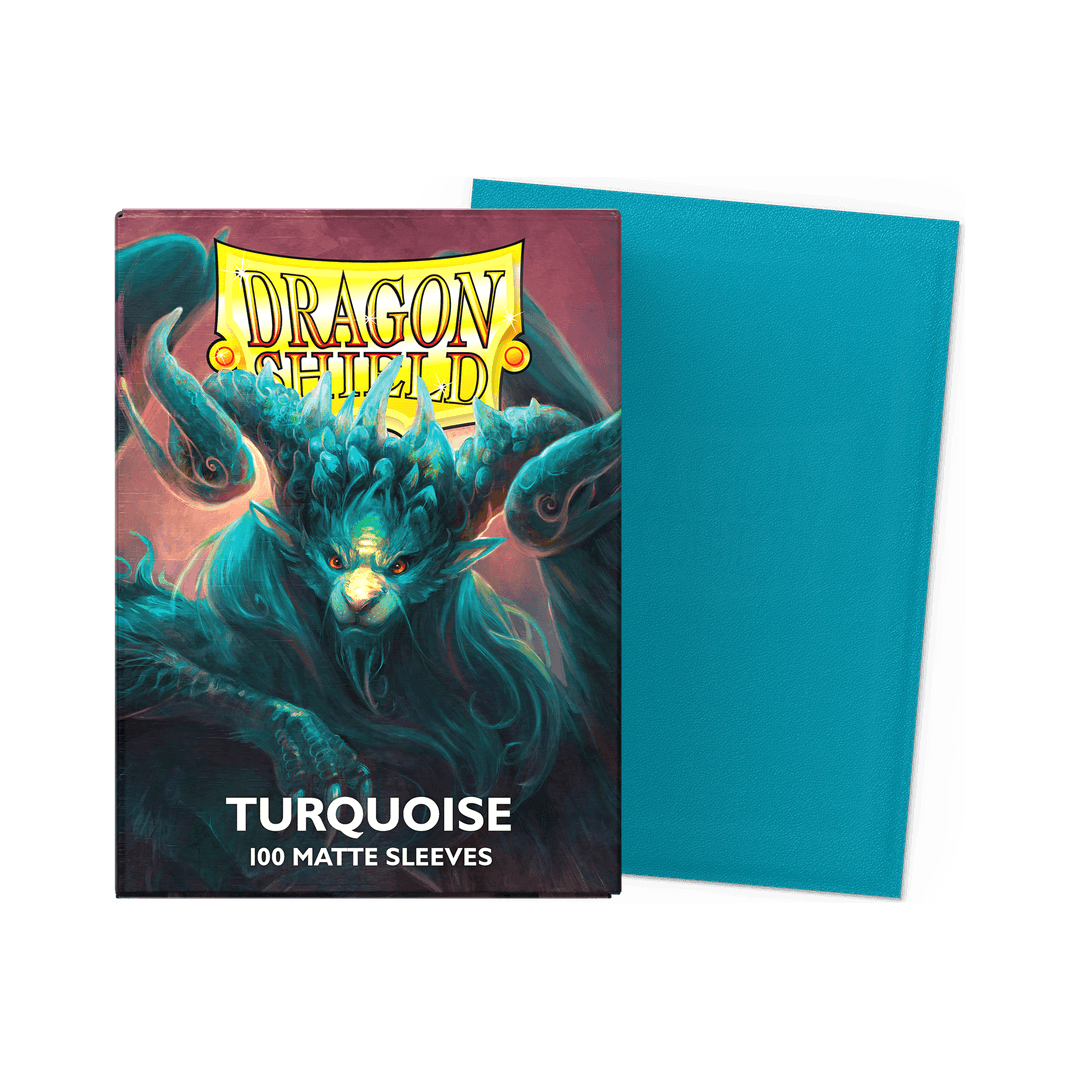 Dragon Shield - Matte Sleeves Turquoise - Standard Size (100 Bustine)