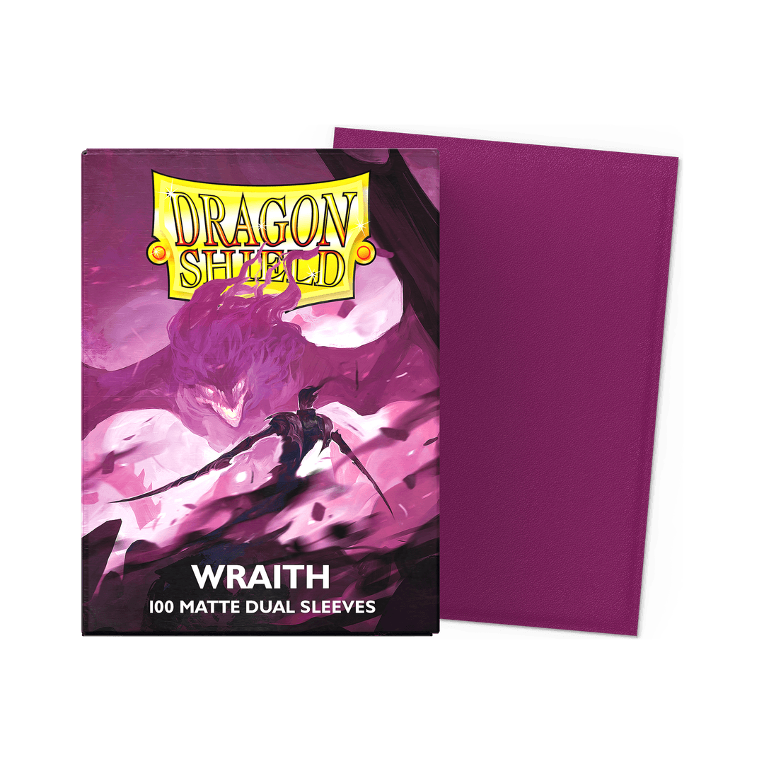 Dragon Shield - Matte Dual Sleeves Wraith - Standard Size (100 Bustine)