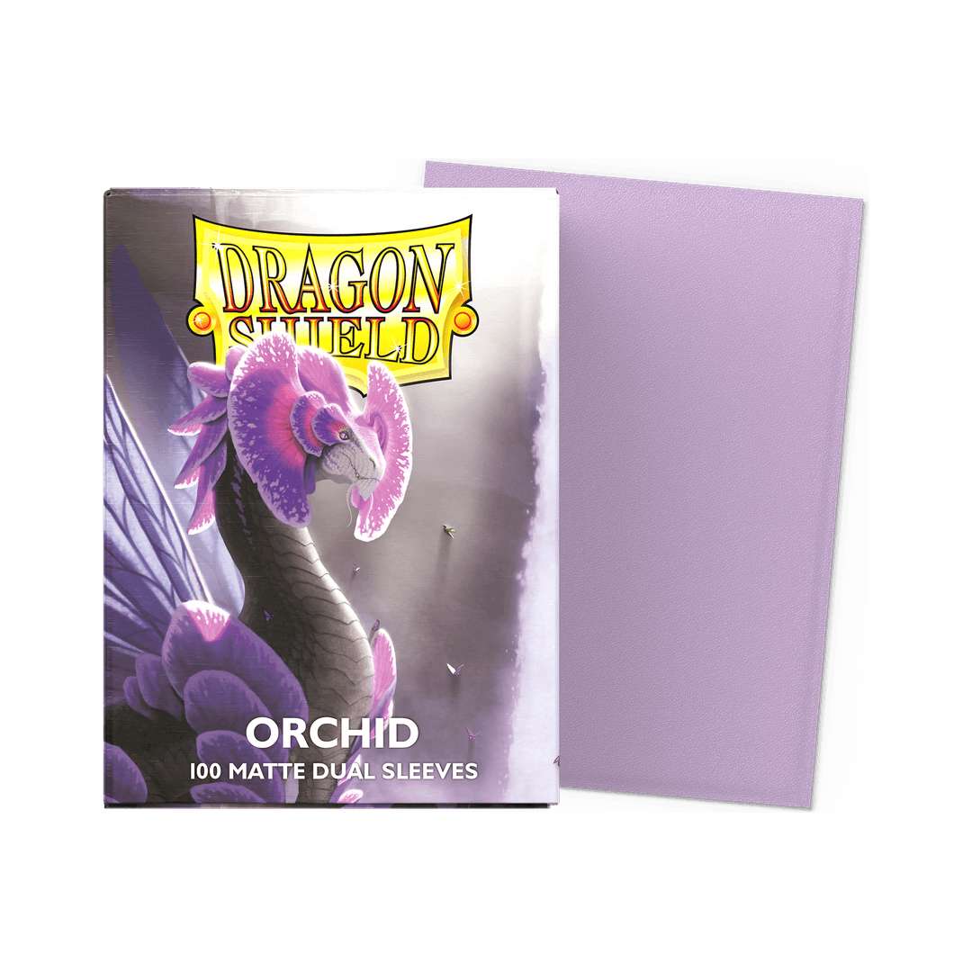 Dragon Shield - Matte Dual Sleeves Orchid - Standard Size (100 Bustine)