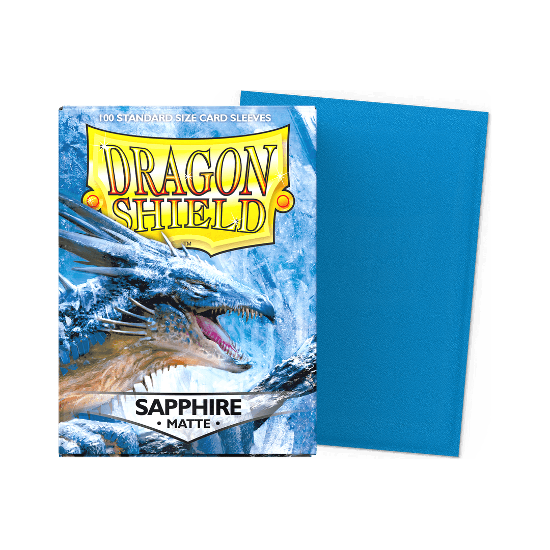 Dragon Shield - Matte Sleeves Sapphire - Standard Size (100 Bustine)