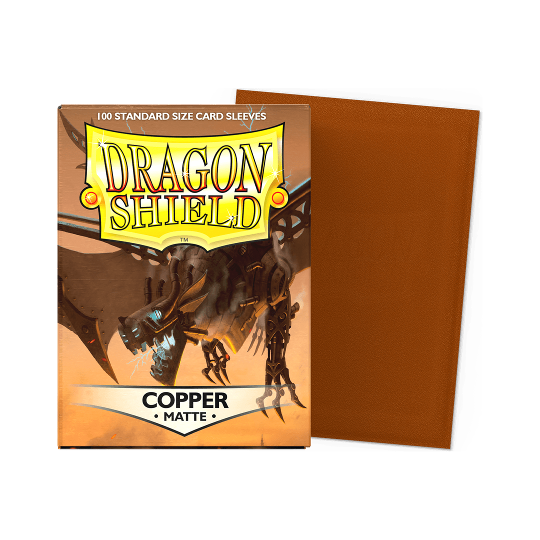 Dragon Shield - Matte Sleeves Copper - Standard Size (100 Bustine)