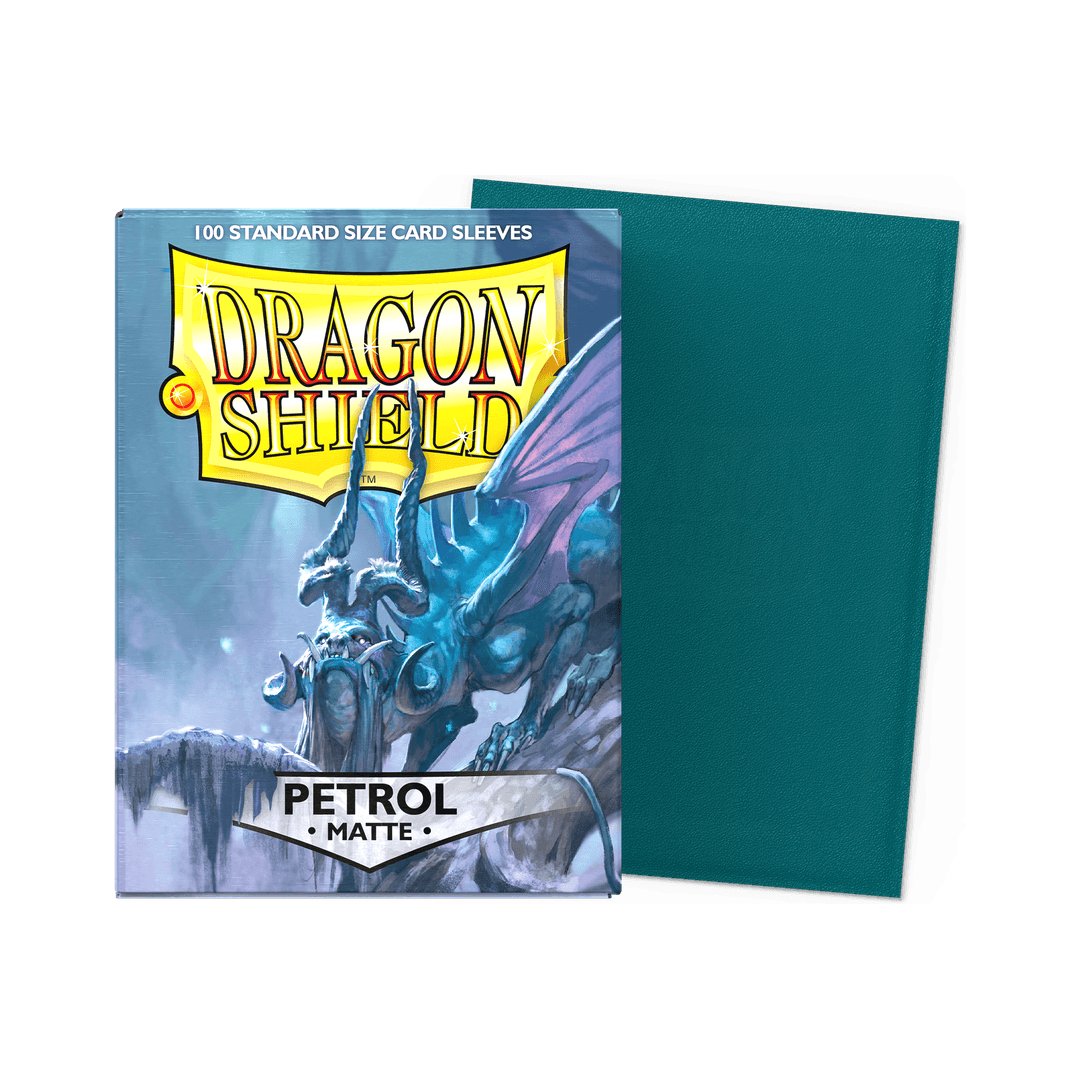 Dragon Shield - Matte Sleeves Petrol - Standard Size (100 Bustine)