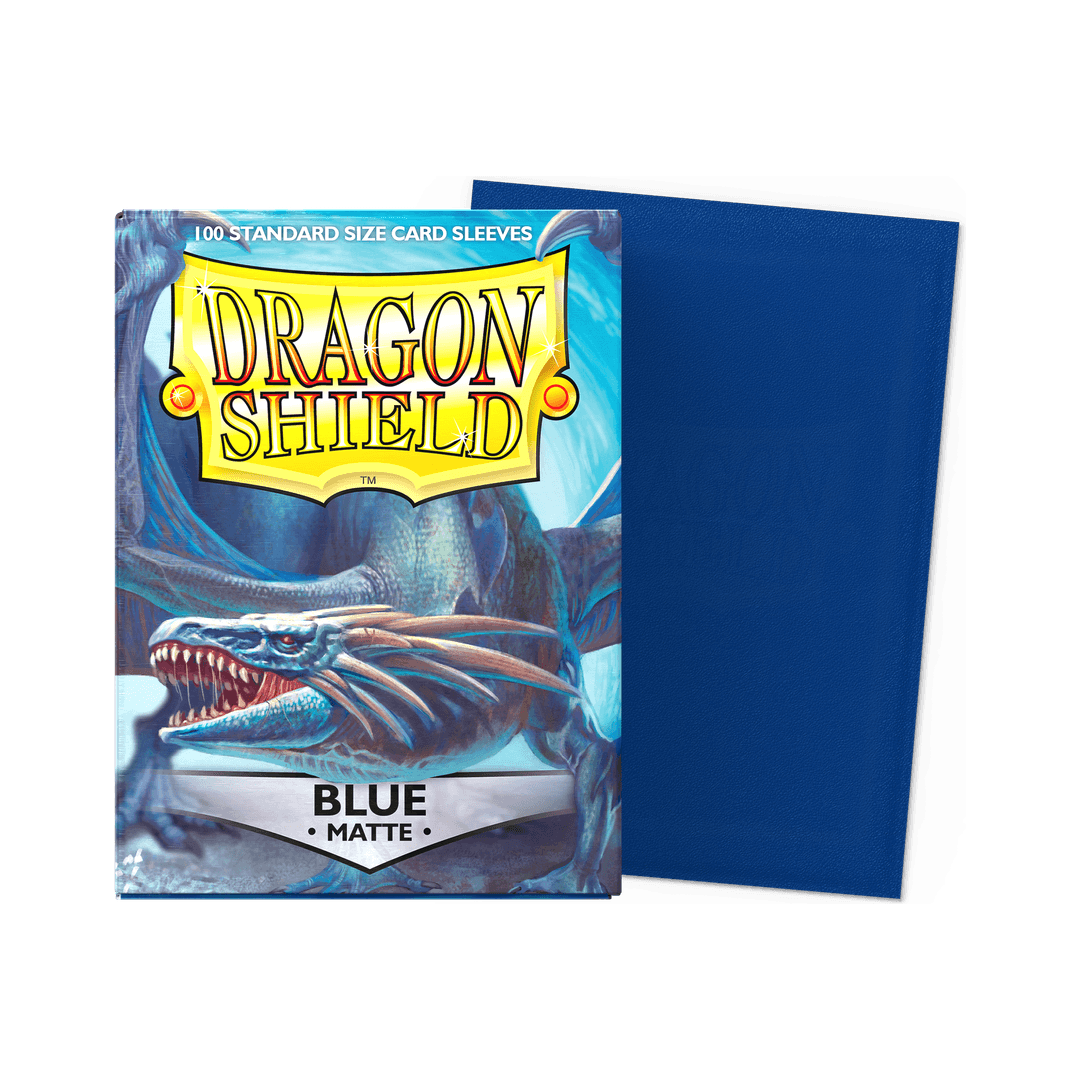 Dragon Shield - Matte Sleeves Blue - Standard Size (100 Bustine)