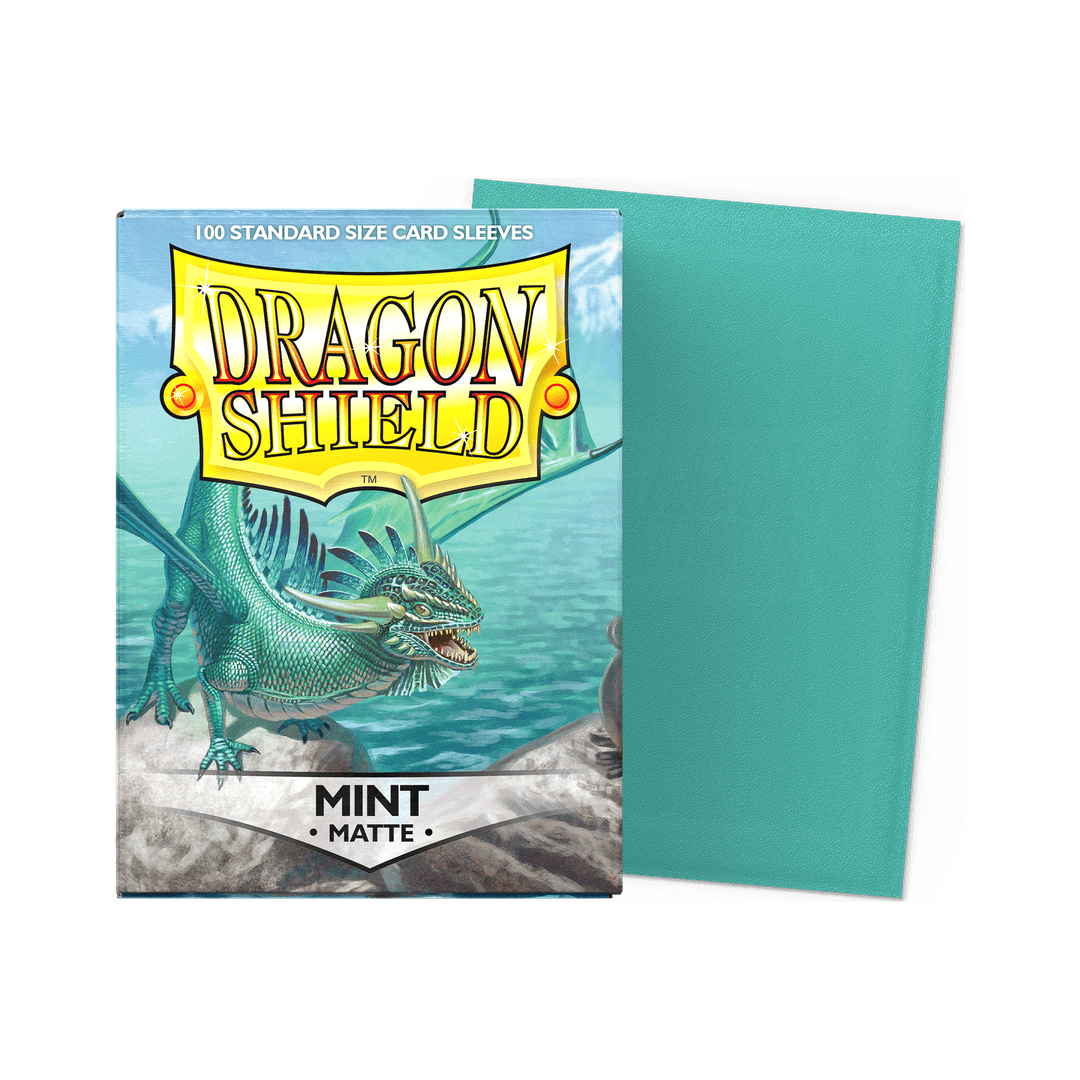 Dragon Shield – Matte Sleeves Mint – Standard Size (100 Bustine)