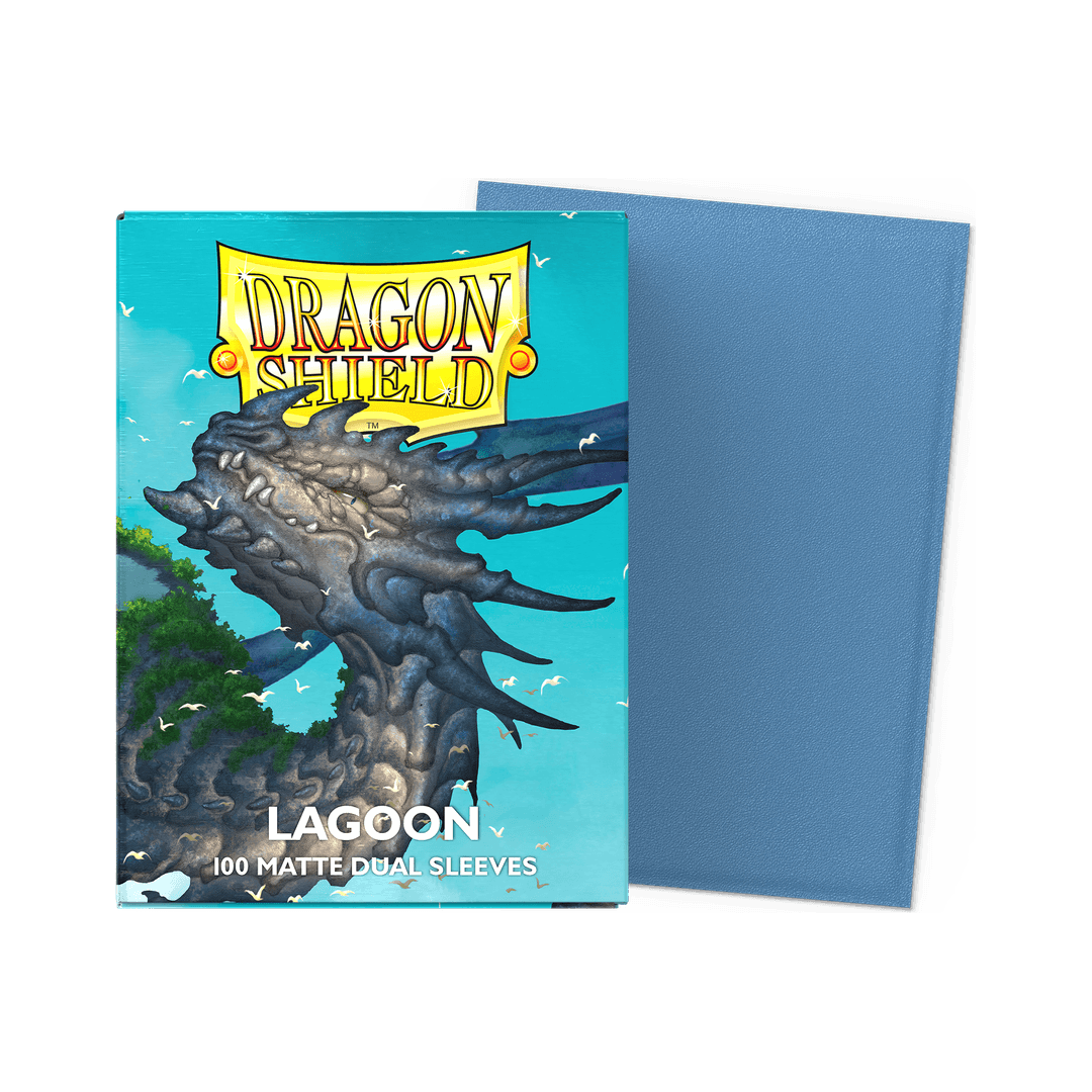 Dragon Shield - Matte Dual Sleeves Lagoon - Standard Size (100 Bustine)