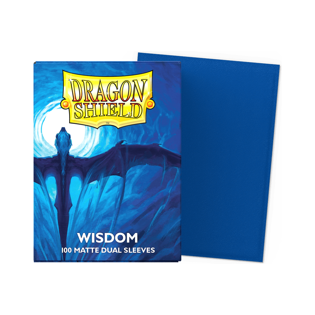Dragon Shield - Matte Dual Sleeves Wisdom - Standard Size (100 Bustine)