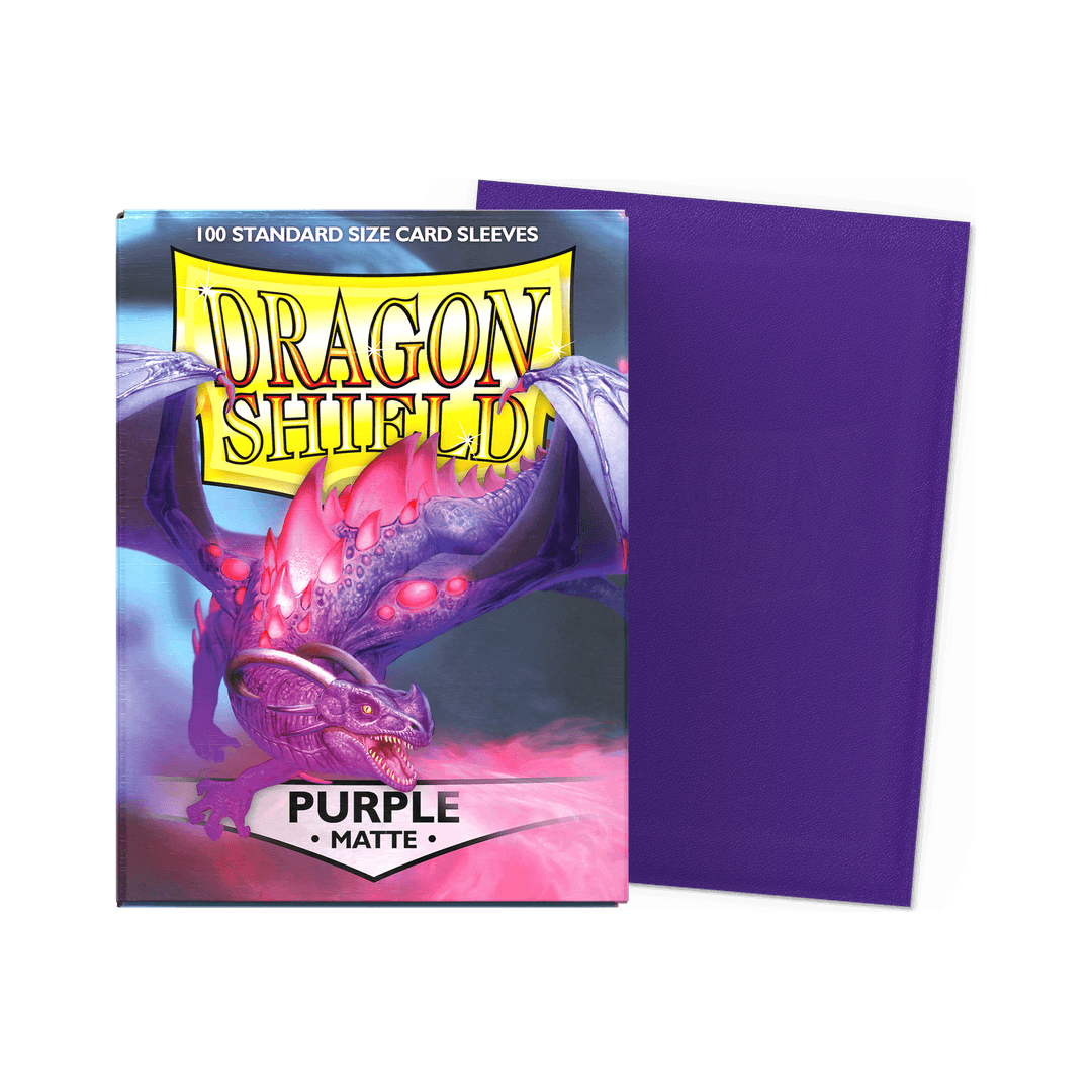 Dragon Shield - Matte Sleeves Purple - Standard Size (100 Bustine)