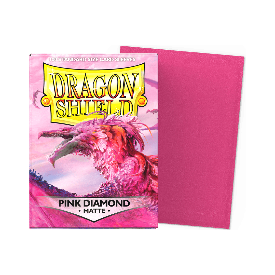 Dragon Shield - Matte Sleeves Pink Diamond - Standard Size (100 Bustine)