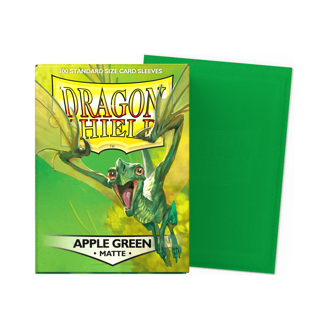 Dragon Shield - Matte Sleeves Apple Green - Standard Size (100 Bustine)