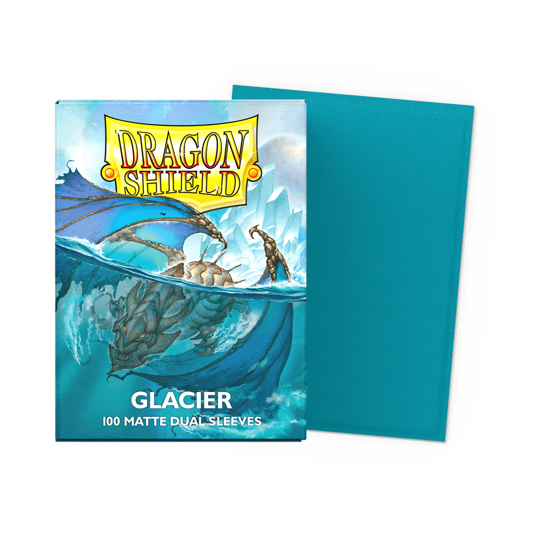 Dragon Shield - Matte Dual Sleeves Glacier - Standard Size (100 Bustine)