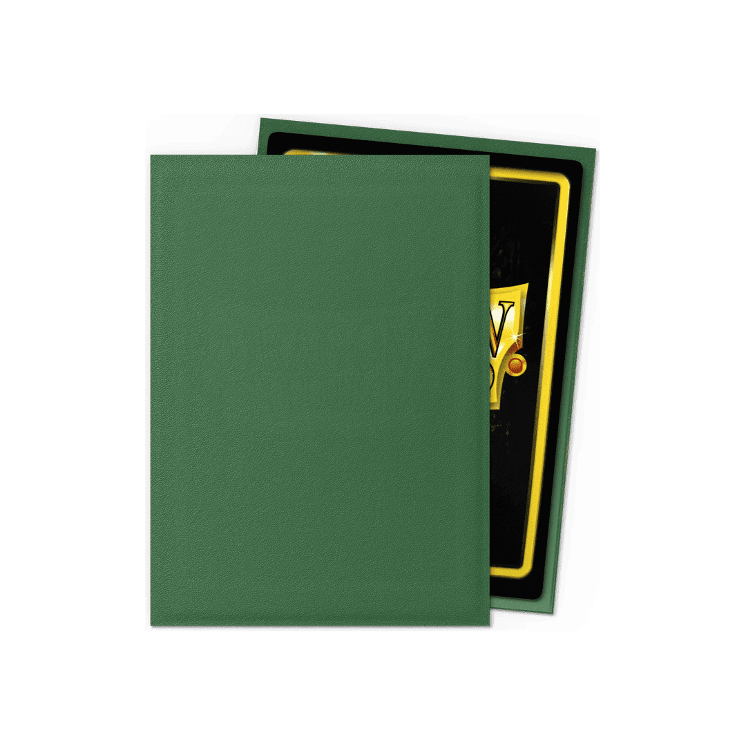 Dragon Shield - Matte Sleeves Forest Green - Standard Size (100 Bustine)