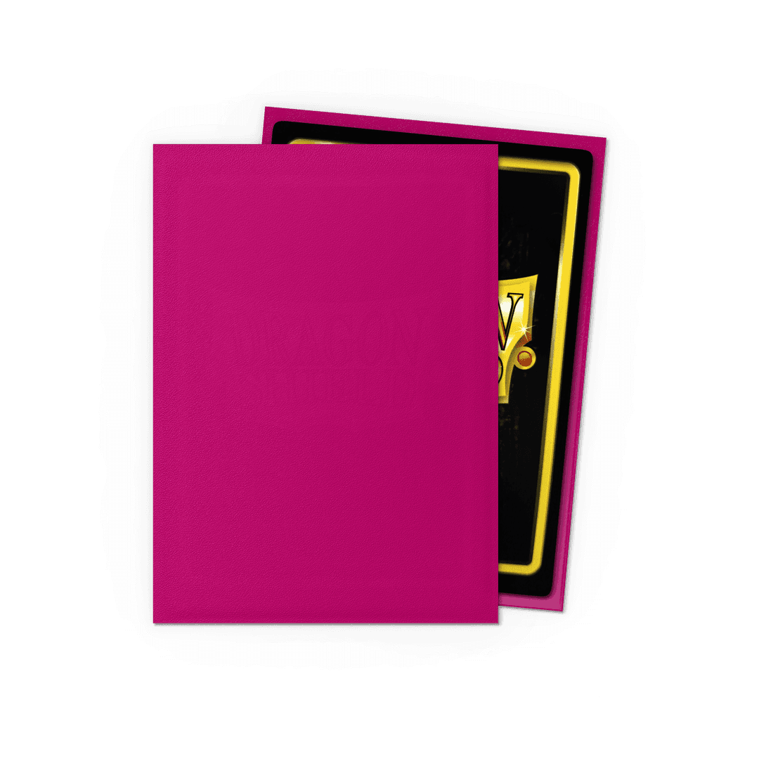Dragon Shield - Matte Sleeves Magenta - Standard Size (100 Bustine)