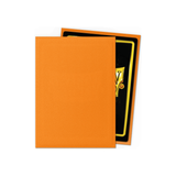 Dragon Shield - Matte Sleeves Orange - Standard Size (100 Bustine)